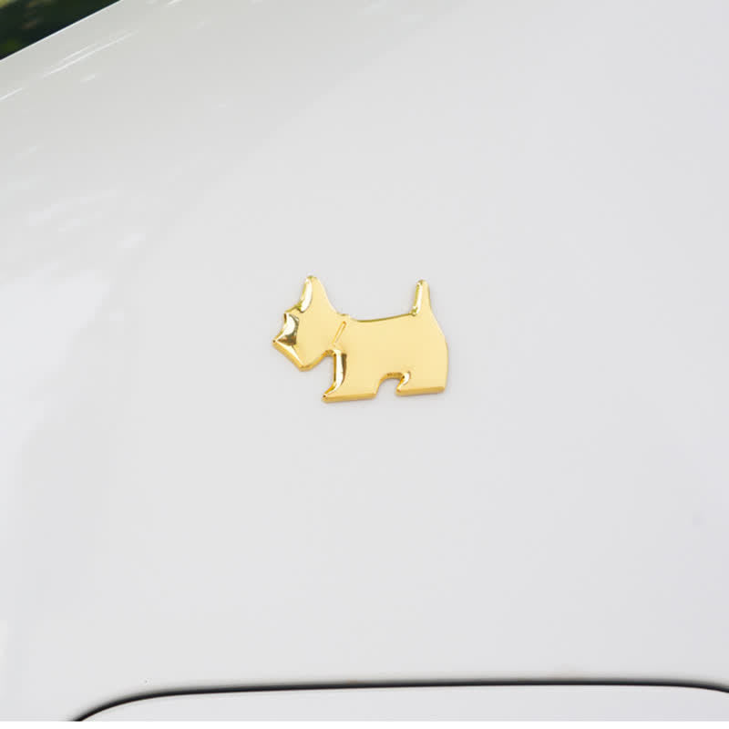 Cute Dog Metal Sticker Car Badge For Pet Lovers - image 7