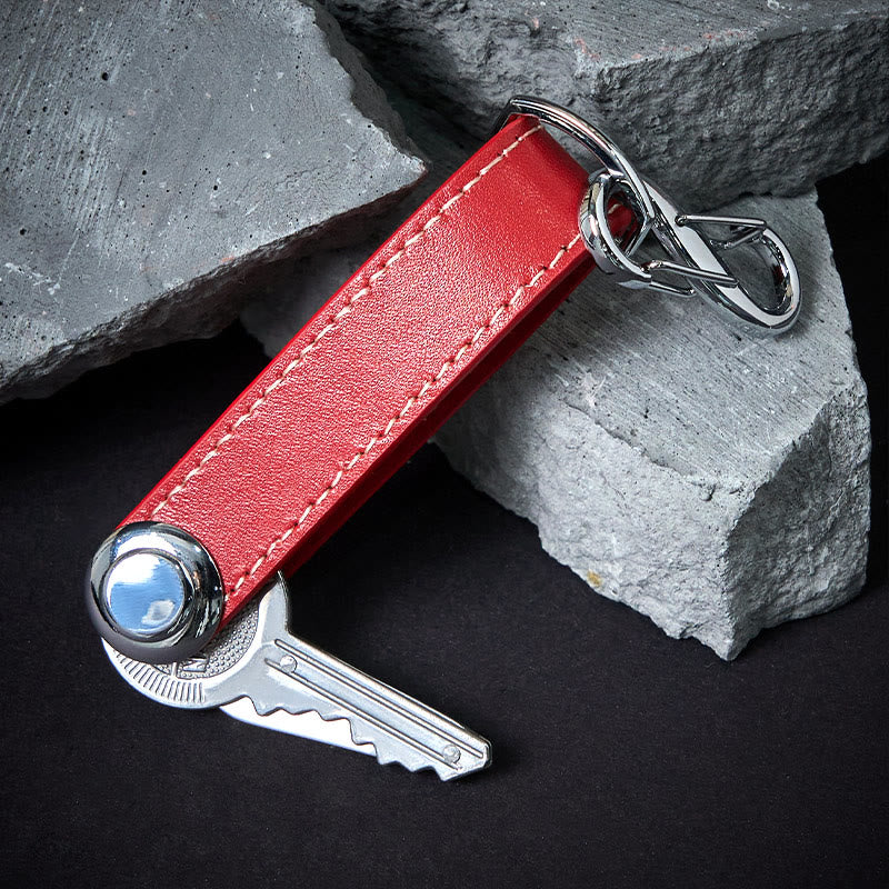 Large Capacity Portable Anti-theft Leather Key Organizer - image 4