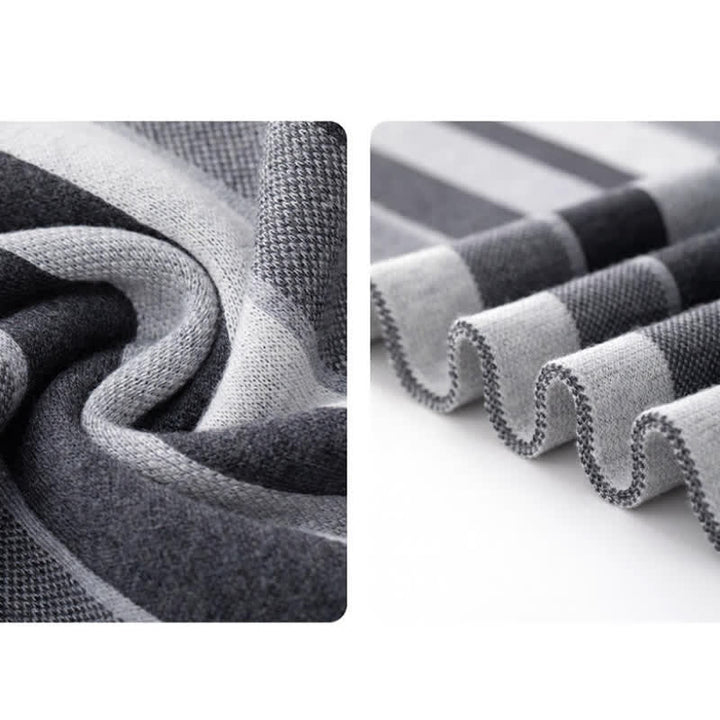 Men's Modern Professional Striped Business Scarf - image 6