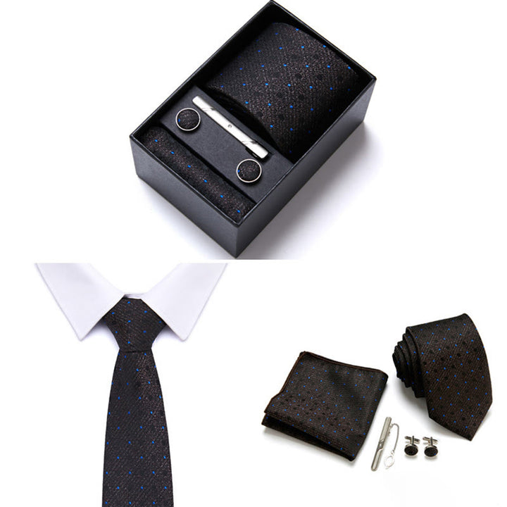 4Pcs Men's Business Formal Elegant Necktie Set - Style #11 - image 11