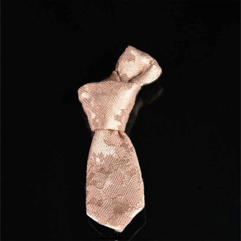 Men's Creative Mini Necktie Shape Wedding Cloth Lapel Pin - Style #10 - image 14