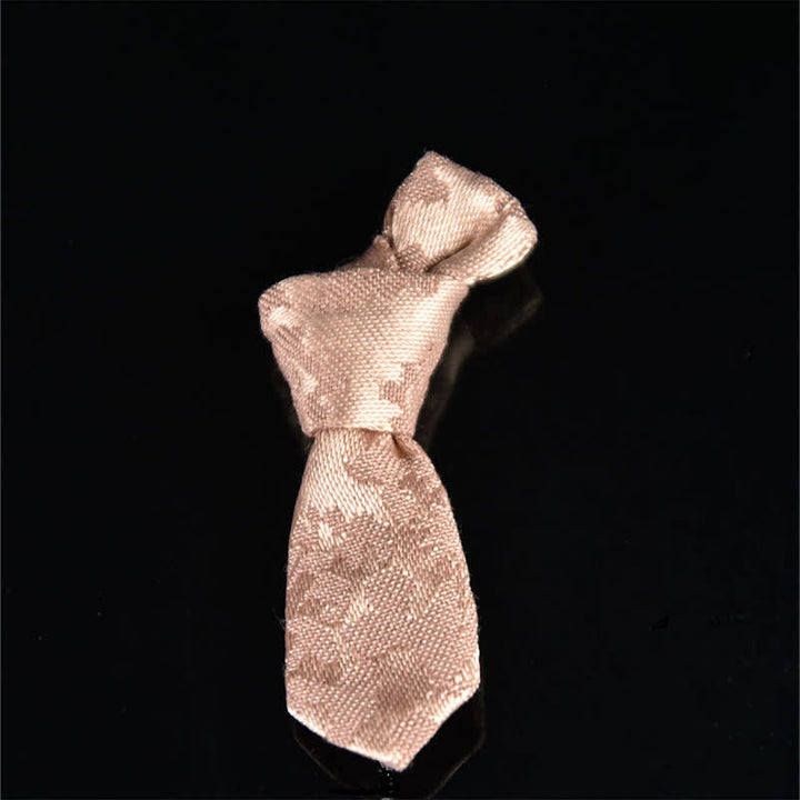 Men's Creative Mini Necktie Shape Wedding Cloth Lapel Pin - Style #10 - image 14