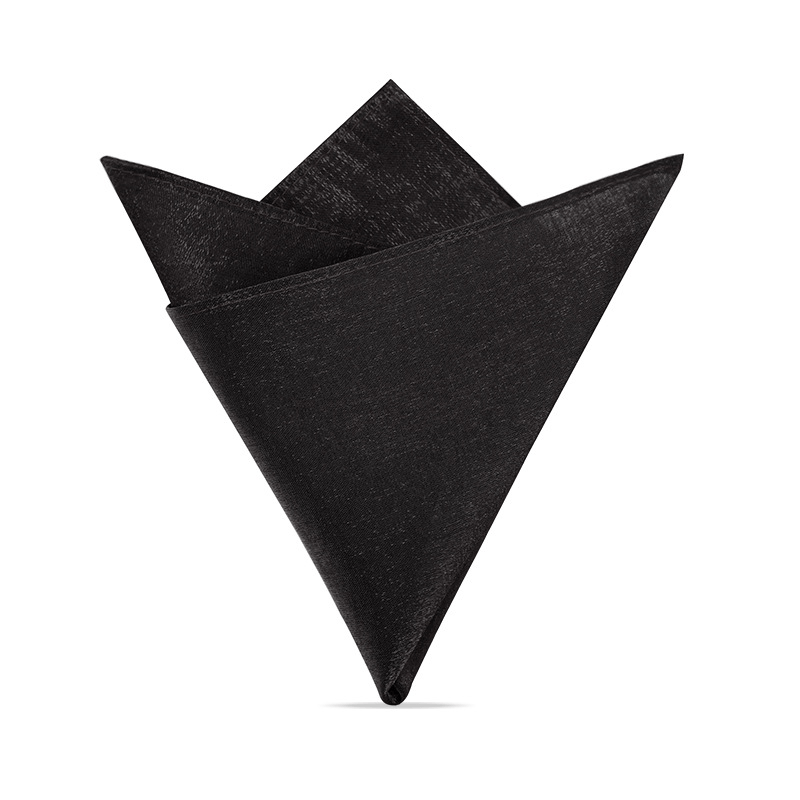 2Pcs Men's Solid Color Pocket Square Bow Tie - image 10