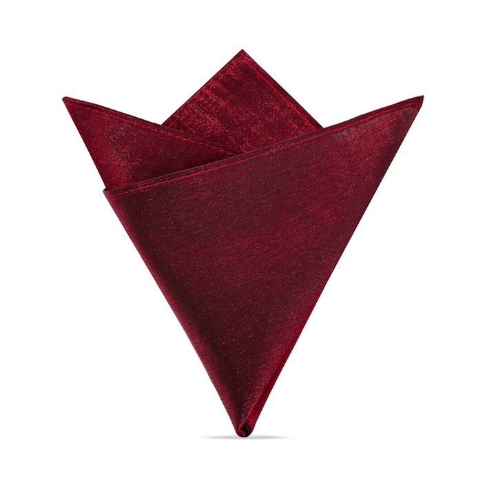 2Pcs Men's Solid Color Pocket Square Bow Tie - image 4
