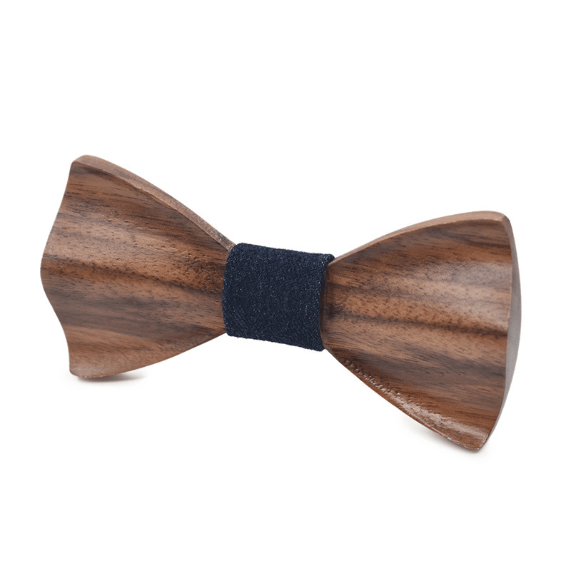 Unisex Creative Dark Wooden 3D Bow Tie - Style #4 - image 3