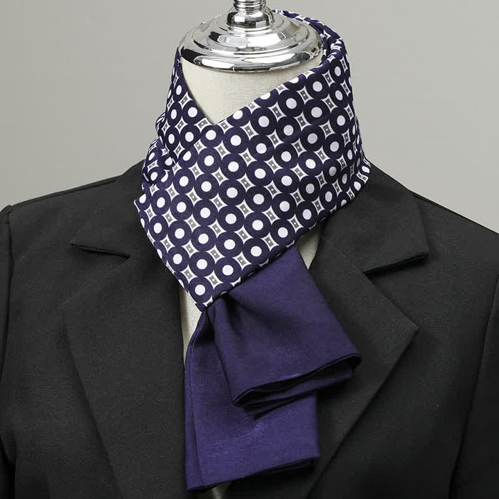 Men's Geometric Pattern Elegant Business Long Scarf - Style #9 - image 8