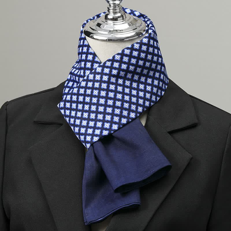 Men's Geometric Pattern Elegant Business Long Scarf - Style #8 - image 7