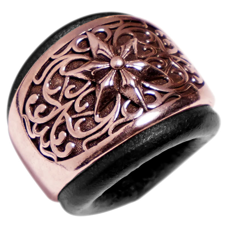 Hexagram Round Button Cashew Printed Pocket Square - image 3