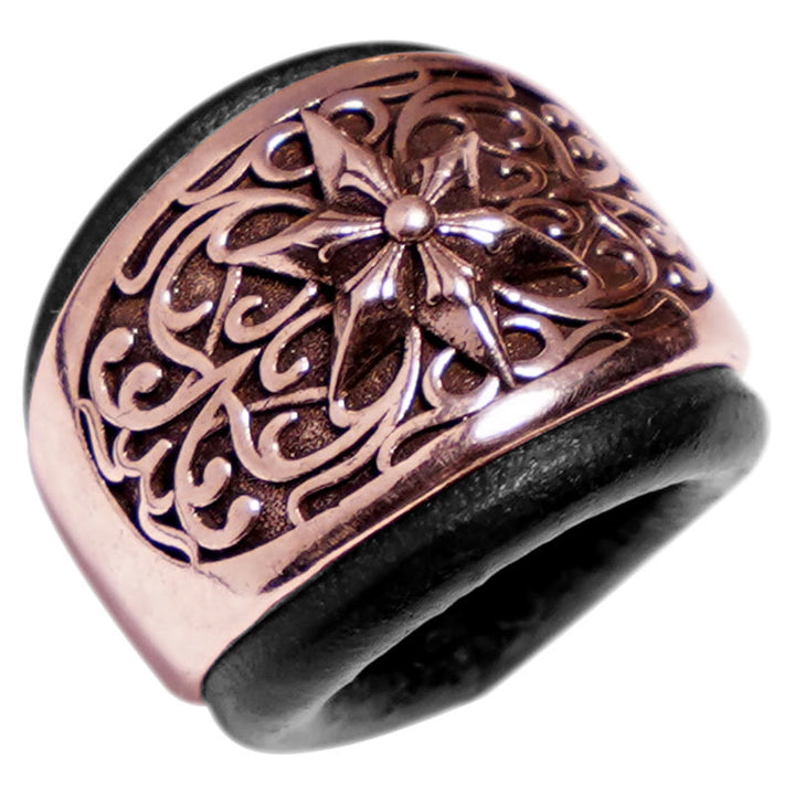 Hexagram Round Button Cashew Printed Pocket Square - image 3