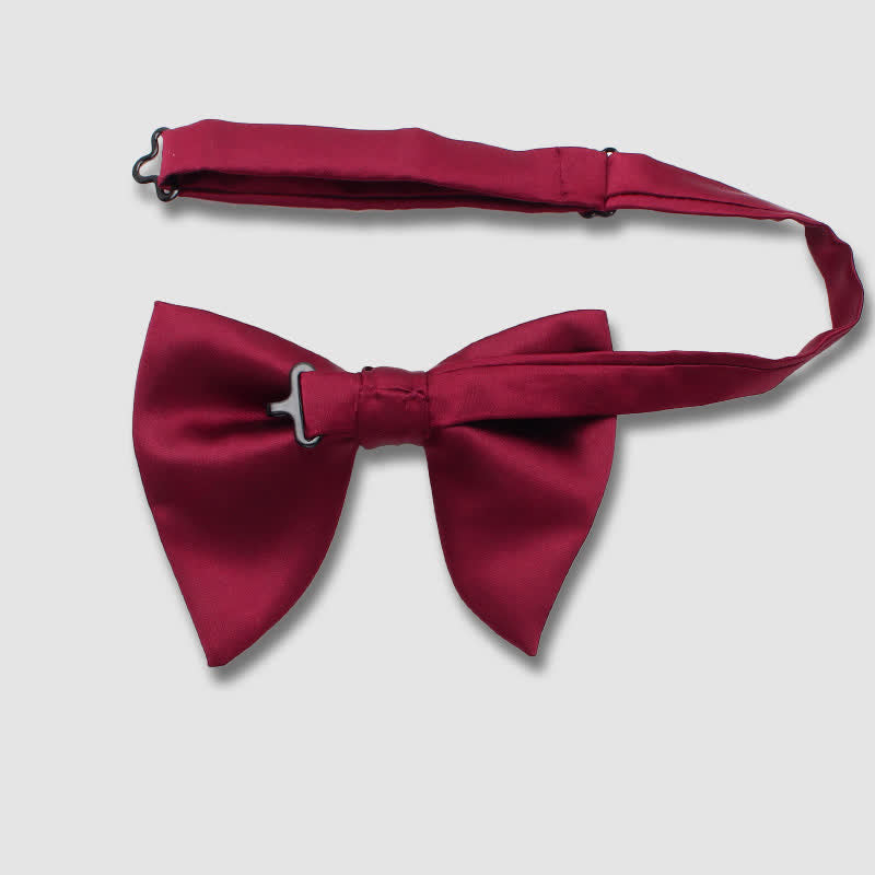 Retro Patternn Double Layers Oversized Pointed Bow Tie - Style #1 - image 1