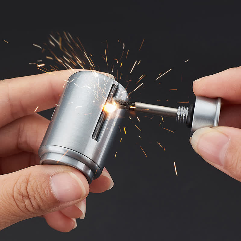 Gas Cylinder Extinguisher Matchstick Refillable Oil Lighter - image 8