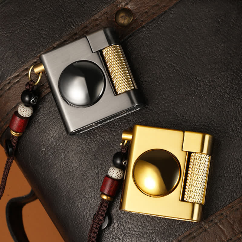 Square Rotating Decompression Inflatable Kerosene Lighter - image 1