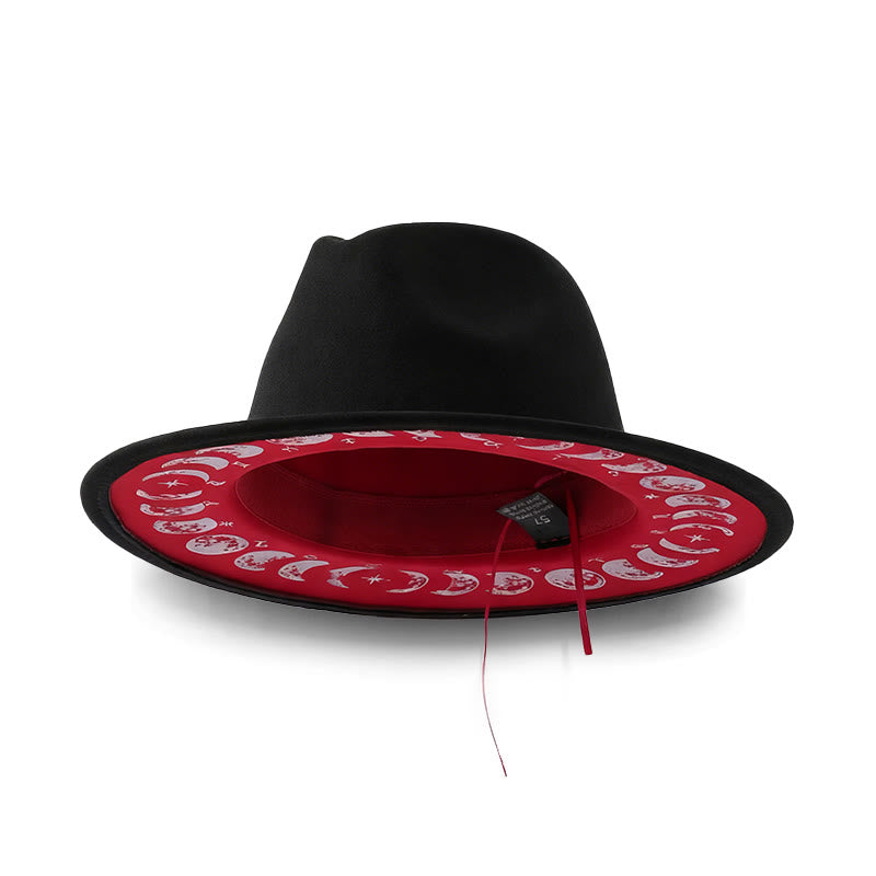 Creative Men's Moon Phase Changes Astrology Cowboy Hat - image 1
