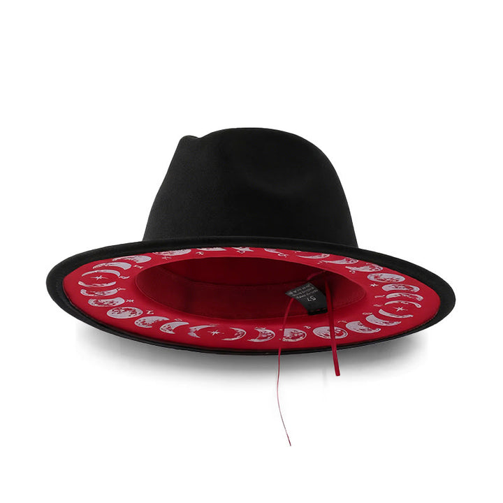 Creative Men's Moon Phase Changes Astrology Cowboy Hat - image 1