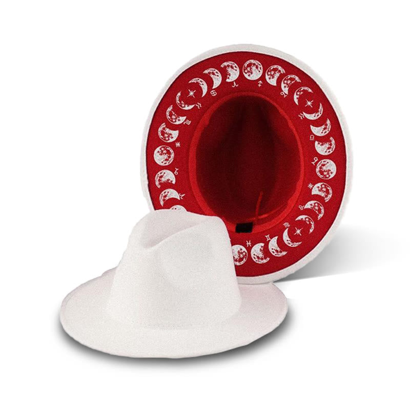 Creative Men's Moon Phase Changes Astrology Cowboy Hat - Style #3 - M (22"-22 7/8") - image 7
