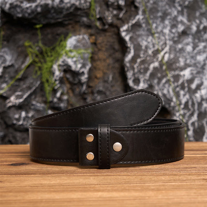 Initial Letter DIY Hidden Knife Belt Buckle Longhorn Pendant Bundle Set - Z - Black PU Belt (40) - image 4