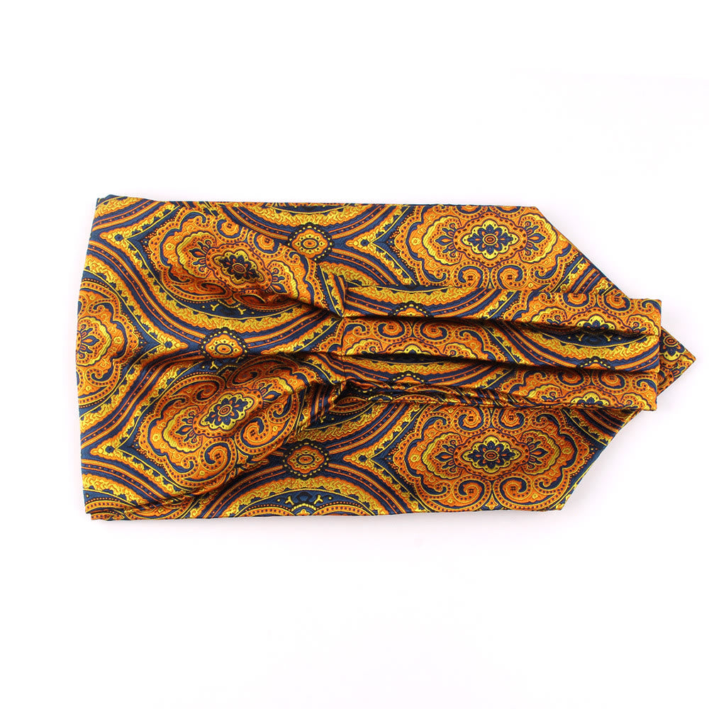 Men's British Retro Elegant Printed Cravat For Suit Shirt - image 4