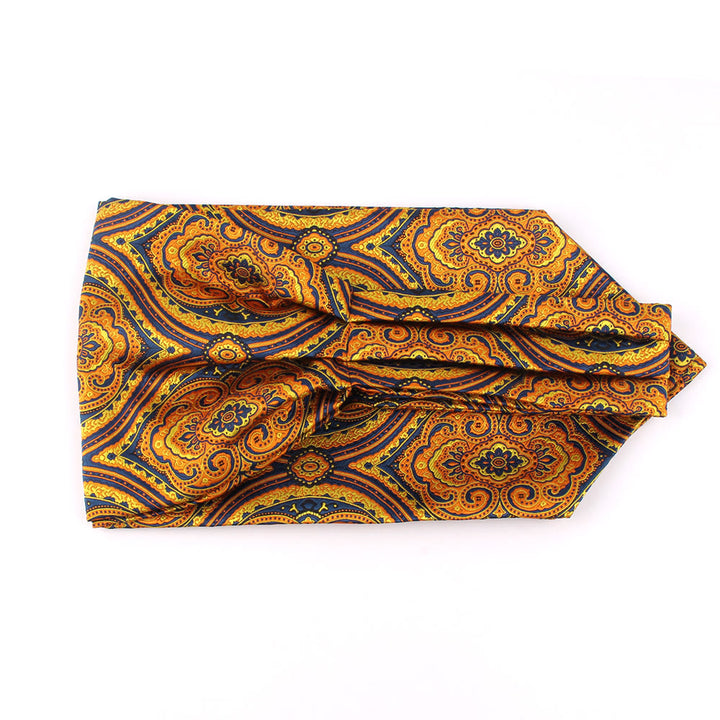Men's British Retro Elegant Printed Cravat For Suit Shirt - image 4