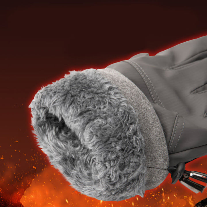 Men's Winter Outdoor Waterproof Warm Touchscreen Gloves - image 3