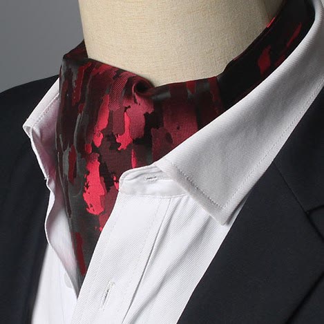 Men's Gorgeous Floral Patterned Suit Cravat - Style #17 - image 16