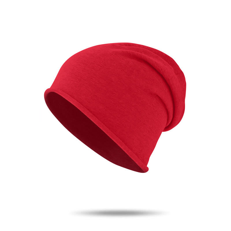 Women's Soft Multi-Color Cozy Slouchy Knitted Warm Winter Knitted Hat - Red - M (22 1/2"-22 7/8") - image 8