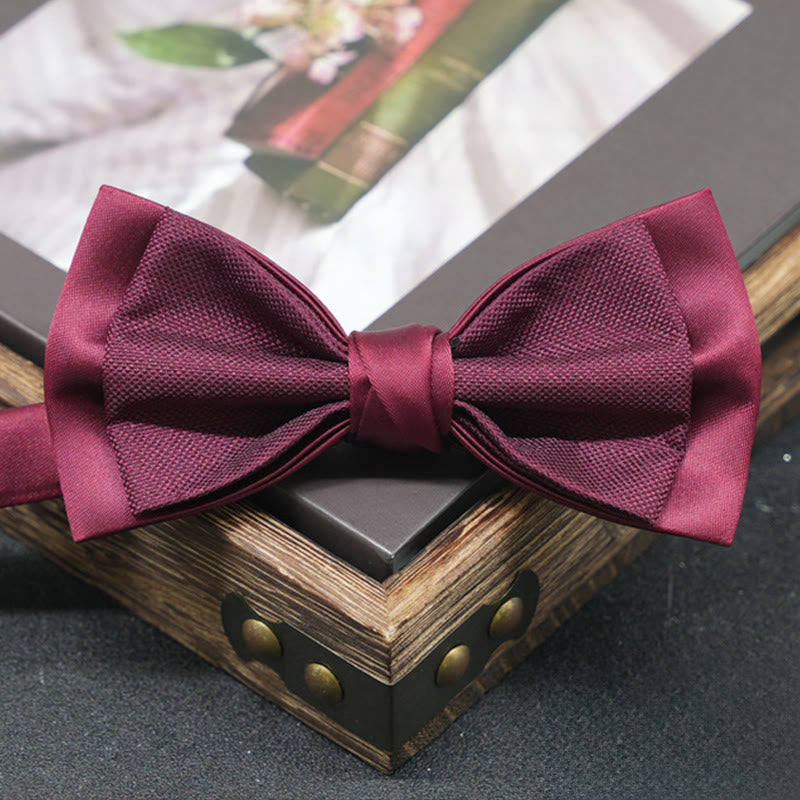 Men's Exquisite Refined Versatile Multi-pattern Upscale Formal Bow Tie - Style #12 - image 12