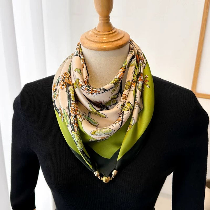 Women's Elegant Retro Printed Square Magnetic Cravat - Style #24 - image 26
