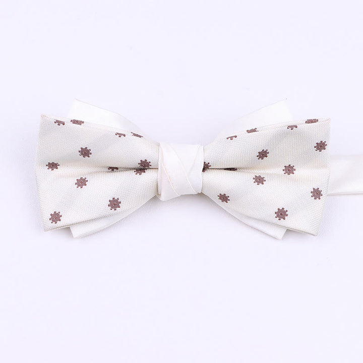 Men's Diverse Patterned Fabric Bow Tie - Style #18 - image 18