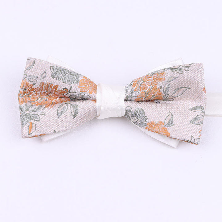 Men's Diverse Patterned Fabric Bow Tie - Style #16 - image 16