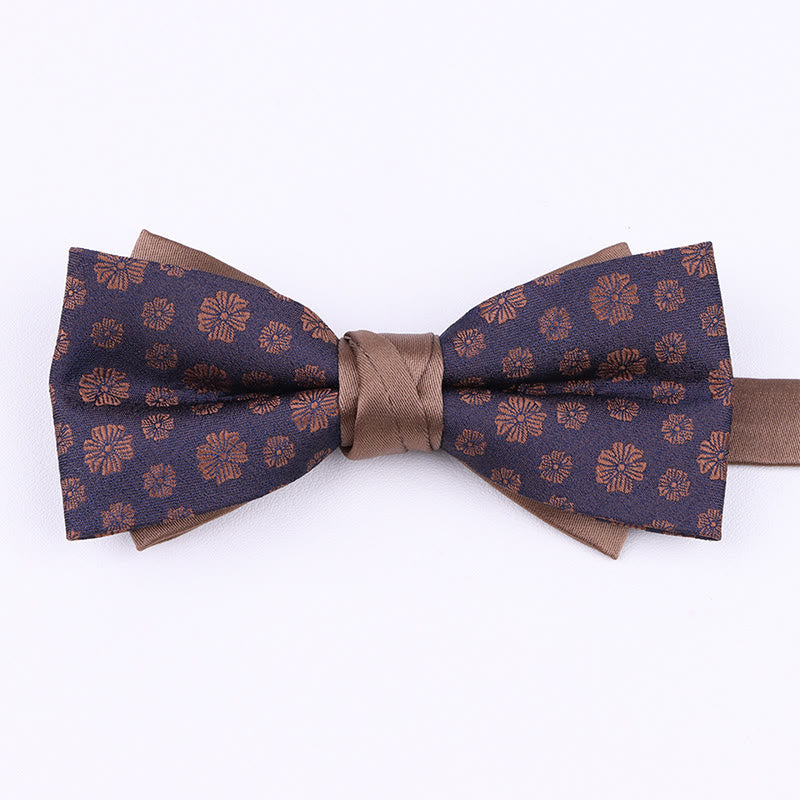 Men's Diverse Patterned Fabric Bow Tie - Style #15 - image 15