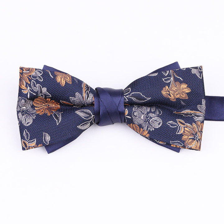 Men's Diverse Patterned Fabric Bow Tie - Style #17 - image 17