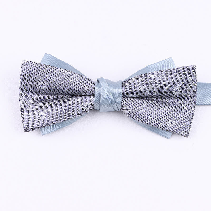 Men's Diverse Patterned Fabric Bow Tie - Style #19 - image 19