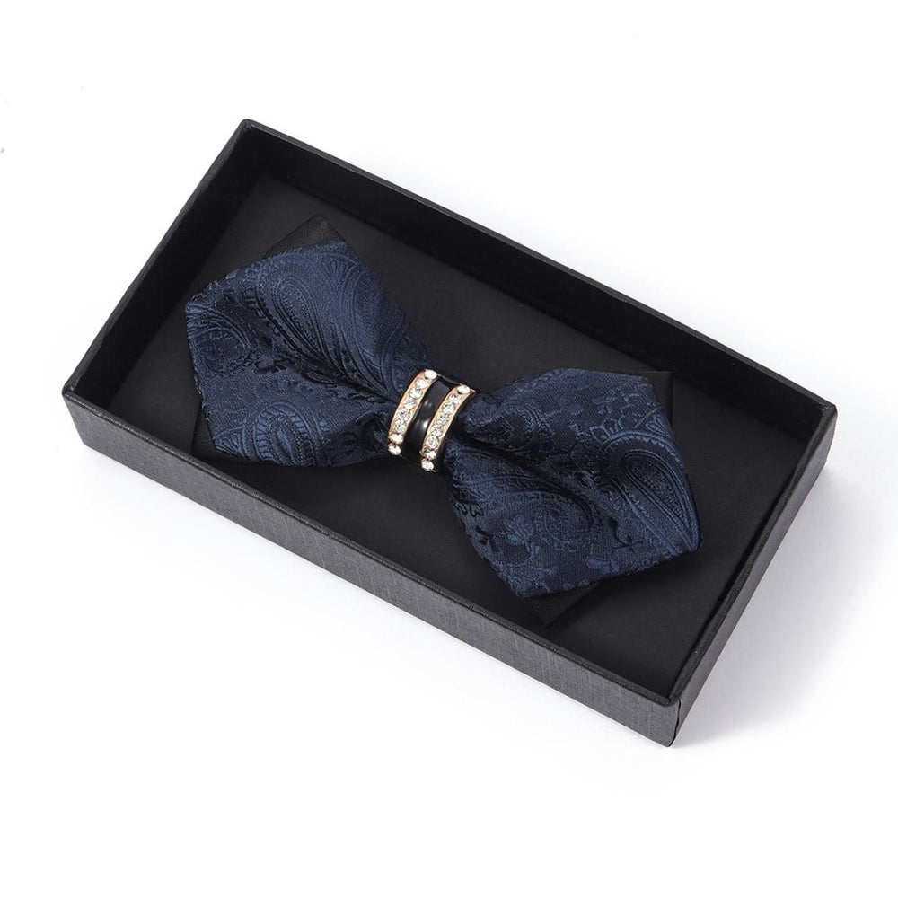 Men's Diverse Patterned And Solid Fabric Bow Tie - image 1