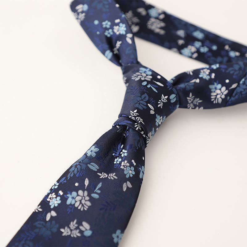 Men's Ornate Patterned Silk-Like Fabric Neckties - Style #20 - image 21