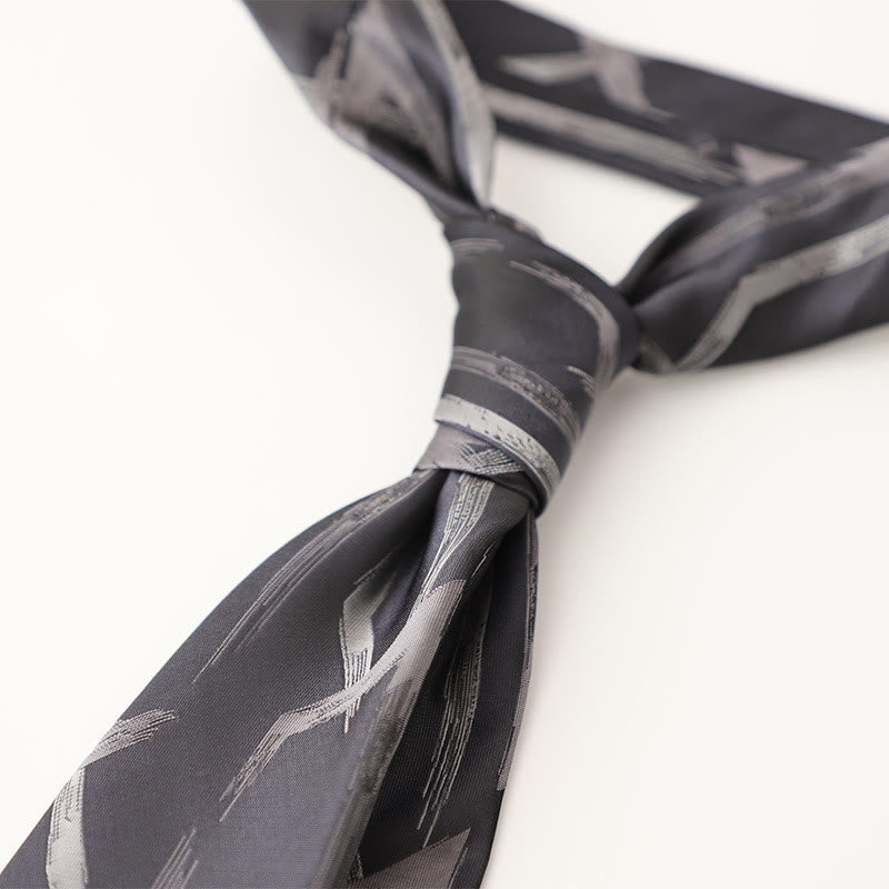 Men's Ornate Patterned Silk-Like Fabric Neckties - Style #17 - image 18