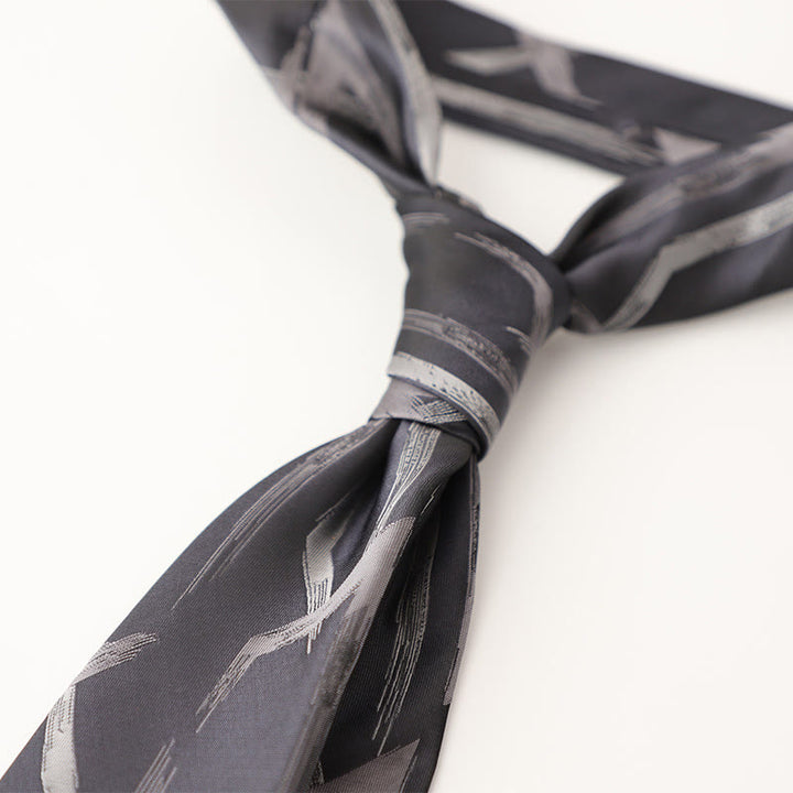 Men's Ornate Patterned Silk-Like Fabric Neckties - Style #17 - image 18