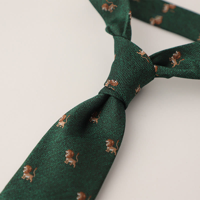 Men's Ornate Patterned Silk-Like Fabric Neckties - Style #24 - image 25