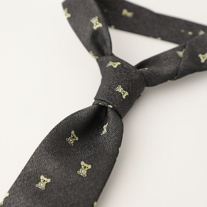 Men's Ornate Patterned Silk-Like Fabric Neckties - Style #26 - image 27