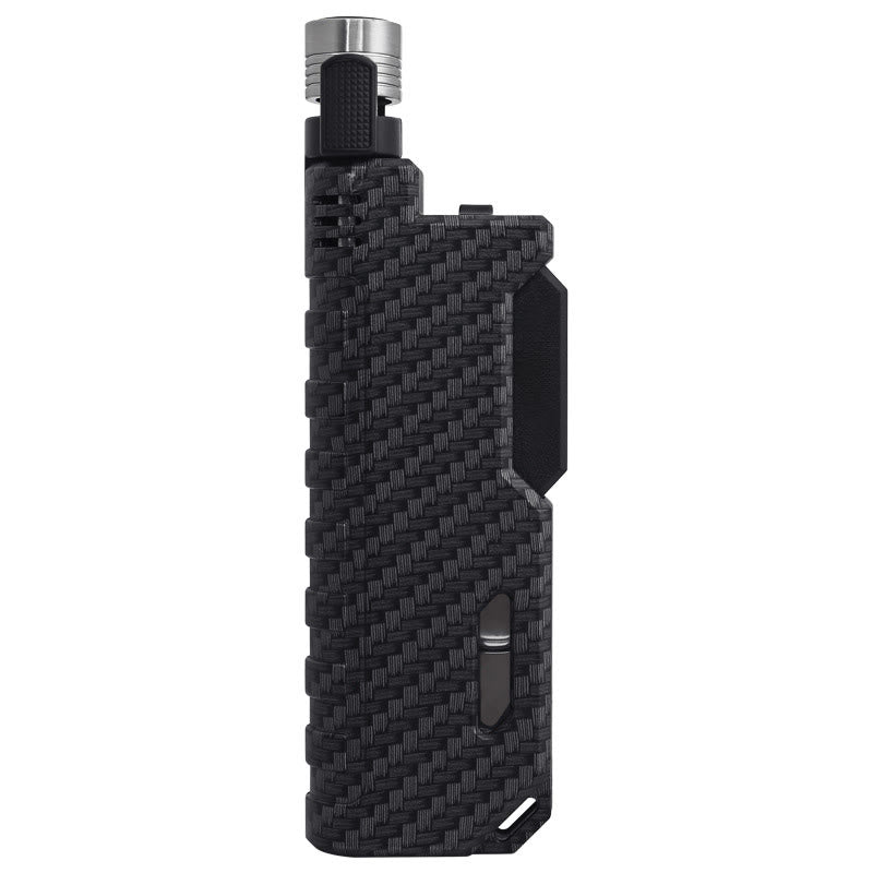 Retractable Handle Outdoor Inflatable Butane Lighter - Carbon Black Fibre - image 9