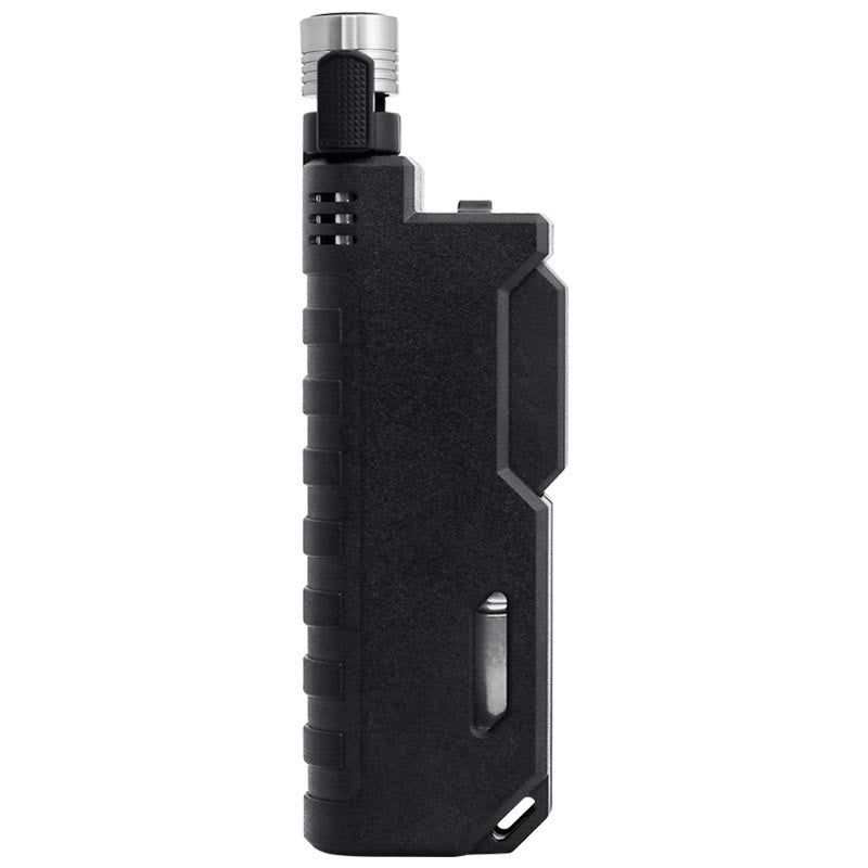 Retractable Handle Outdoor Inflatable Butane Lighter - Black - image 11
