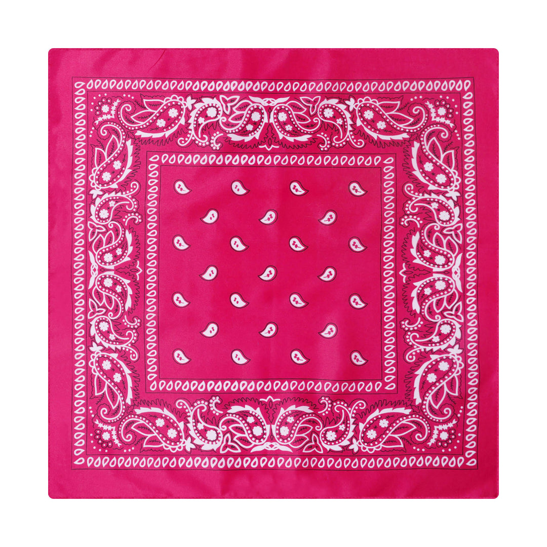 Paisley Cashew Print Pocket Square Brown Sailboat Buckle - Style #19 - image 20