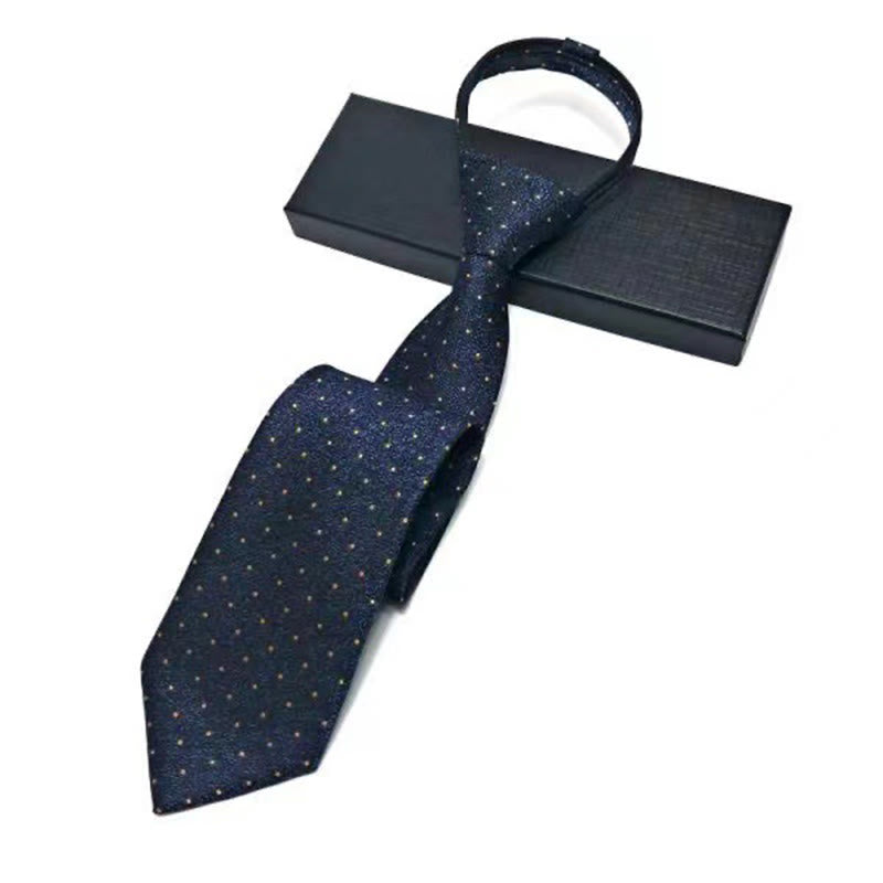 Men's Vintage Pattern Adjustable Pre-tied Necktie - Style #7 - image 7
