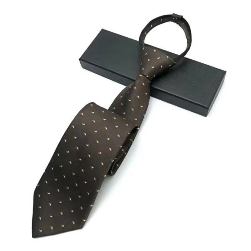 Men's Vintage Pattern Adjustable Pre-tied Necktie - Style #6 - image 6
