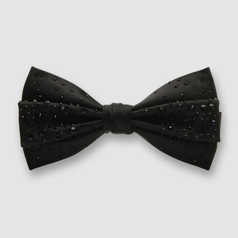 Vintage Creative Diamond Studded Formal Bow Tie - Style #1 - image 0