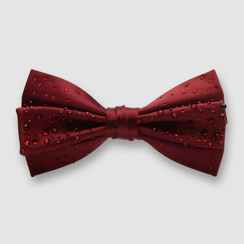 Vintage Creative Diamond Studded Formal Bow Tie - Style #2 - image 2