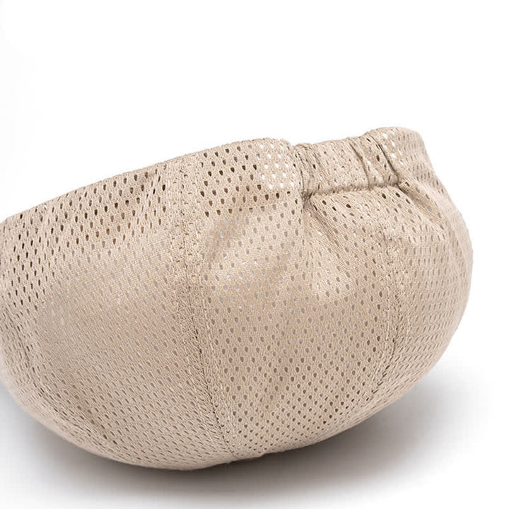 Timeless Solid Color Breathable Mesh Summer Beret Hat - image 3