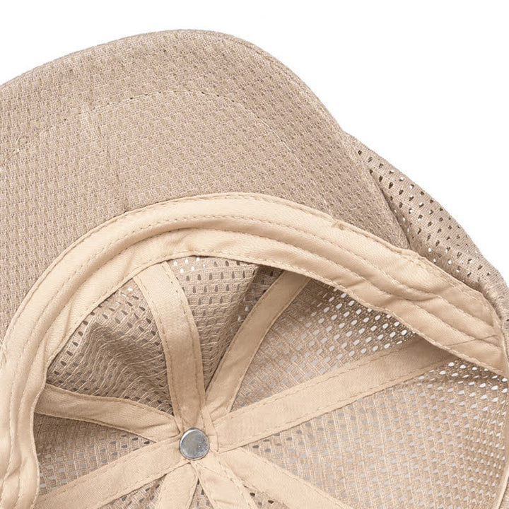 Timeless Solid Color Breathable Mesh Summer Beret Hat - image 2