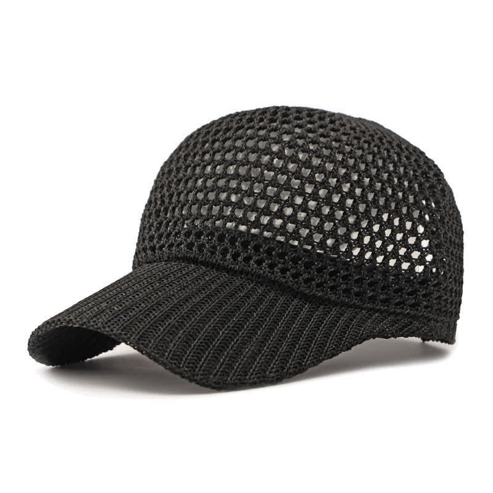 Casual Lightweight Classic Mesh Summer Baseball Cap - Black - M (22"-22 7/8") - image 6