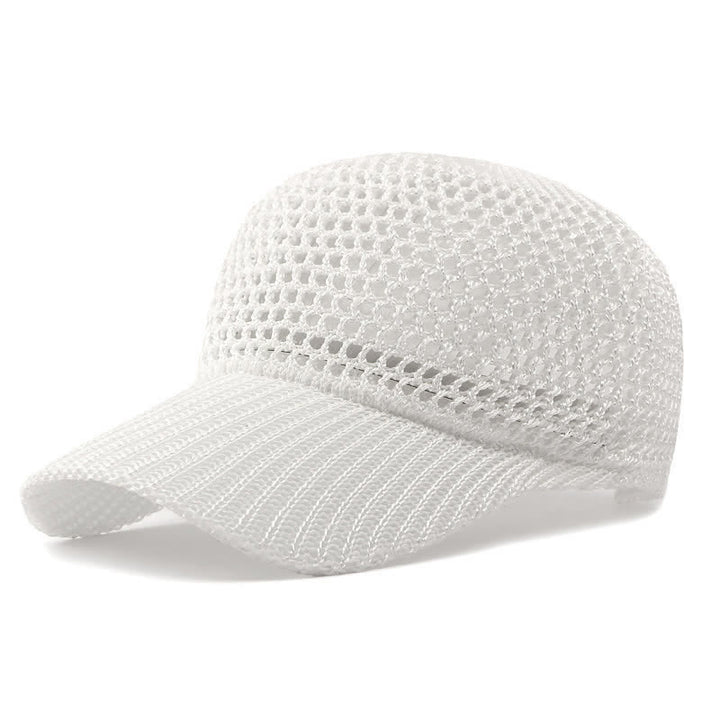 Casual Lightweight Classic Mesh Summer Baseball Cap - White - M (22"-22 7/8") - image 9