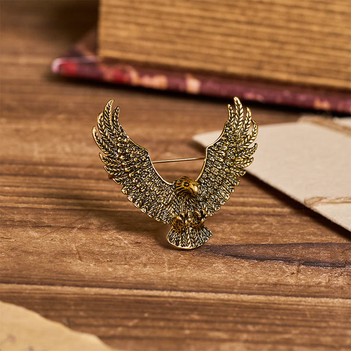 Men's Vintage Eagle-patch Flat-top Beret Hat - image 2